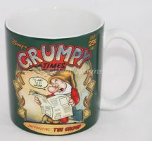 Disney Snow White GRUMPY TIMES Comic Book Coffee Mug
